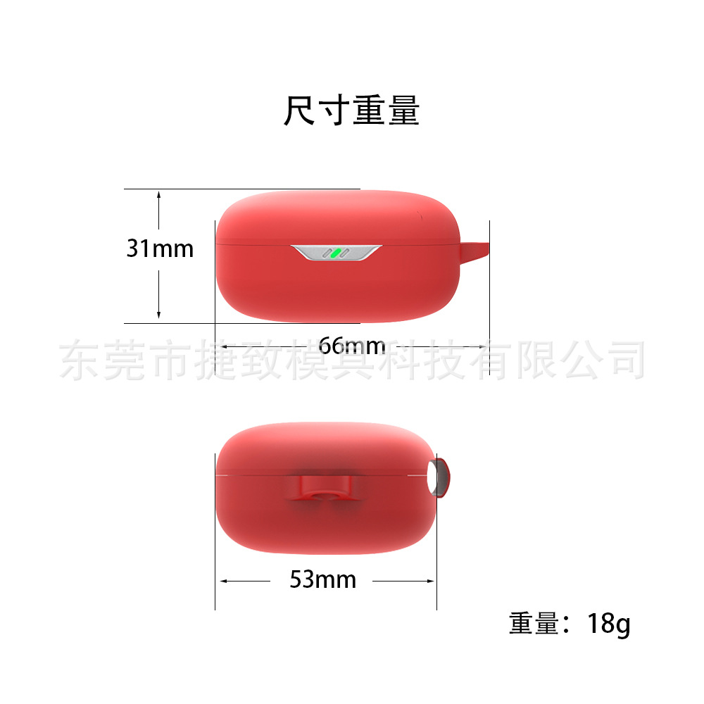 Aplicable a JBL W300TWS auricular funda protectora Wave 300 silicona pegamento flexible funda protectora bolsa de carga