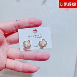艾妮薇妮新款几何形韩版饰品时尚预售耳线耳钉耳圈耳环女15312J
