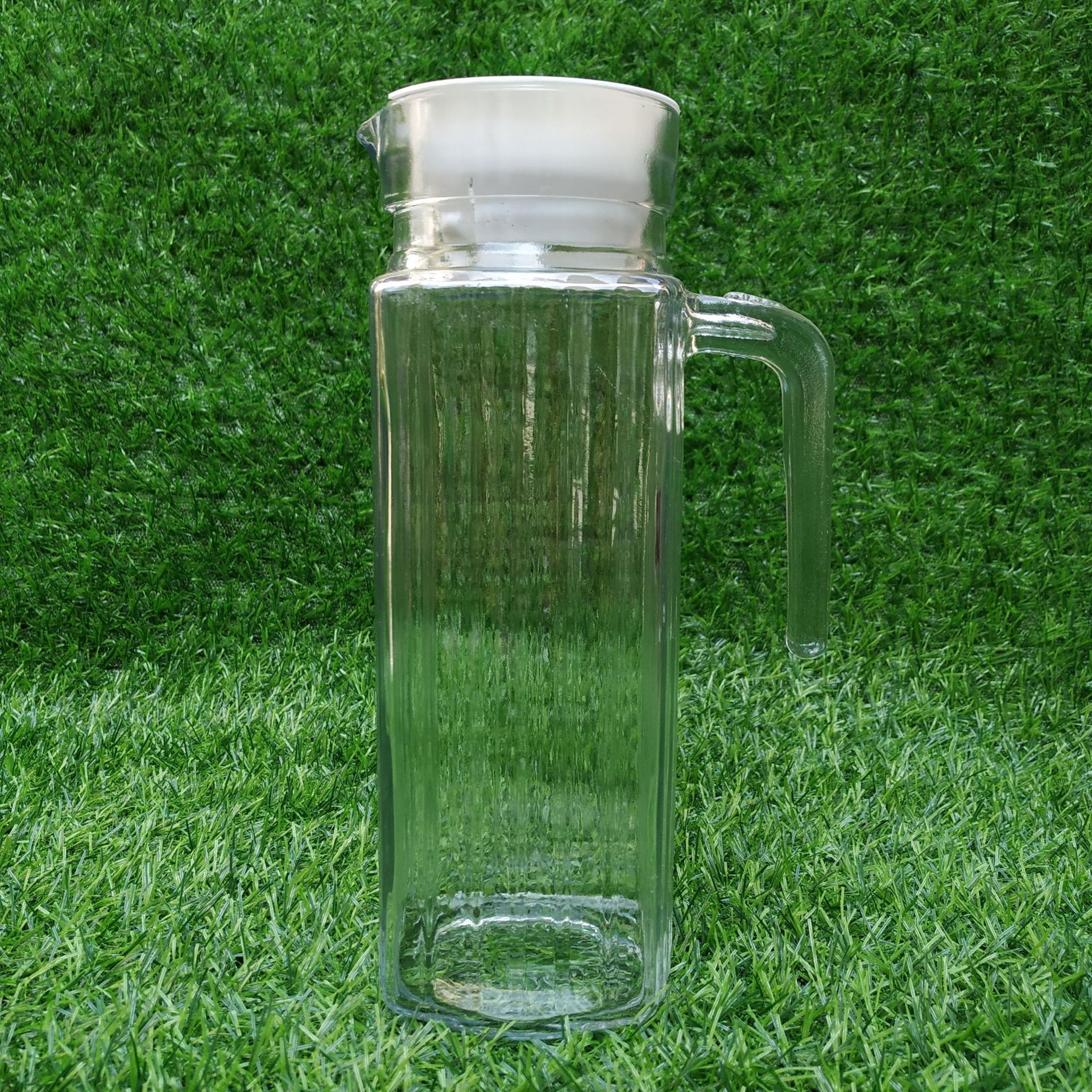 Jarra de agua fría de 1.1L, jarra de agua de verano al por mayor de Linyi, vasos de vidrio de tienda de cinco yuanes, tazas de té, tazas.