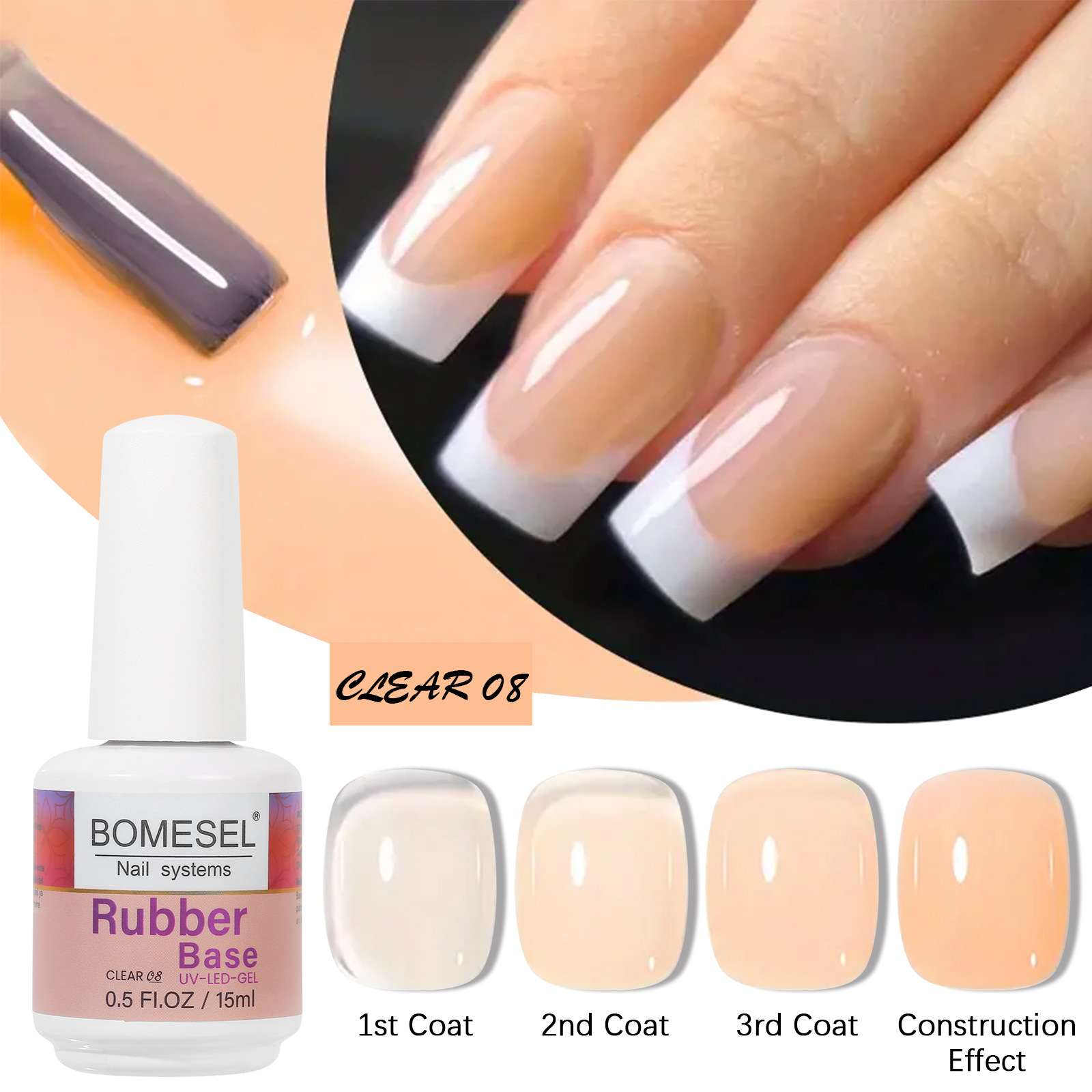 Explosiones transfronterizas imprimación de goma de manicuras populares en Europa y América imprimación puede ser contratada por el comercio exterior esmalte de uñas kg paquete