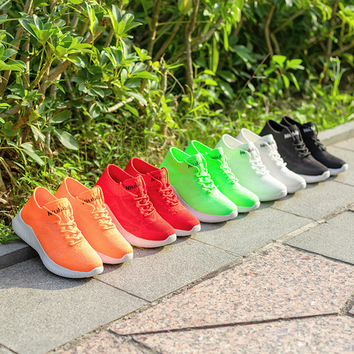 Niu domineering shuffle dance shoes women's summer square dance shoes soft sole mesh sports ghost step dance shoes 21191