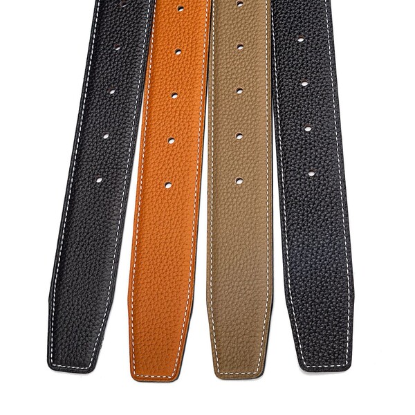 Elite quality double-sided import leather belt