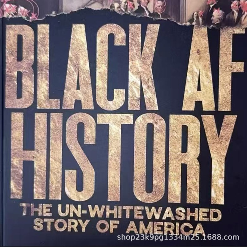 跨境新品Black Af History黑人历史爸爸的故事记事本减肥综合指南|undefined