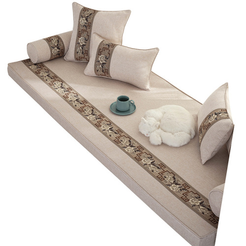 New Chinese style bay window mat window sill mat tatami sponge cushion bedroom deck solid color balcony mat wholesale dropshipping