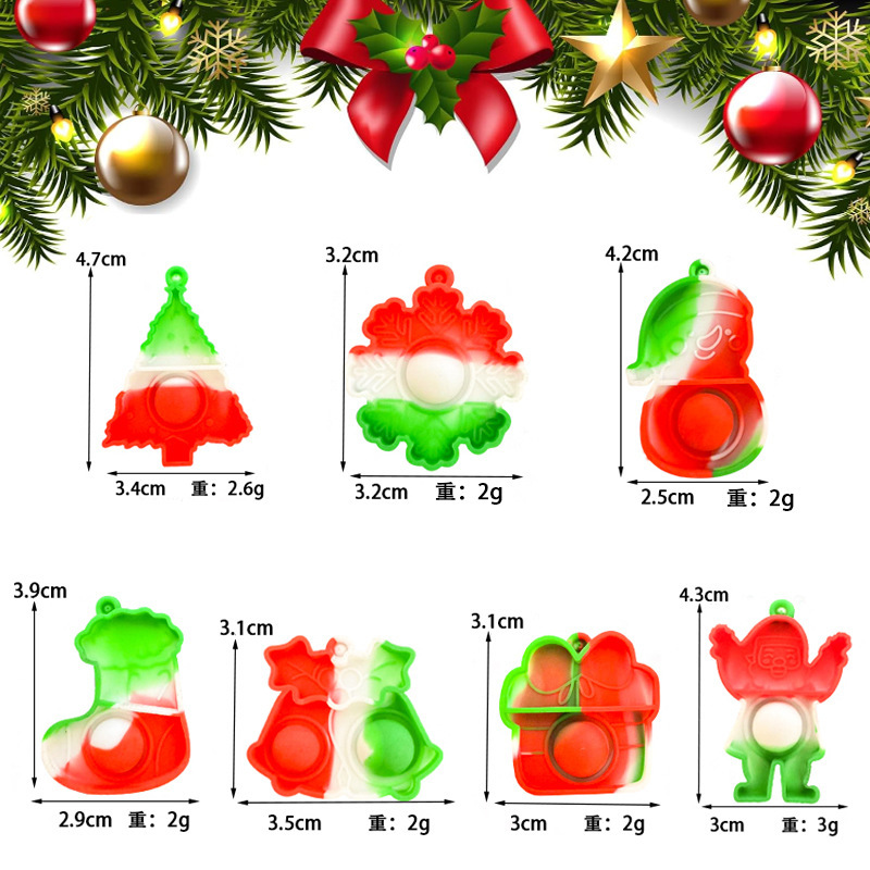 国境を越えた新型ミニクリスマスにネズミを駆除する先駆者シリコンのキーホルダー指先で泡楽玩具卸売りを解凍する|undefined