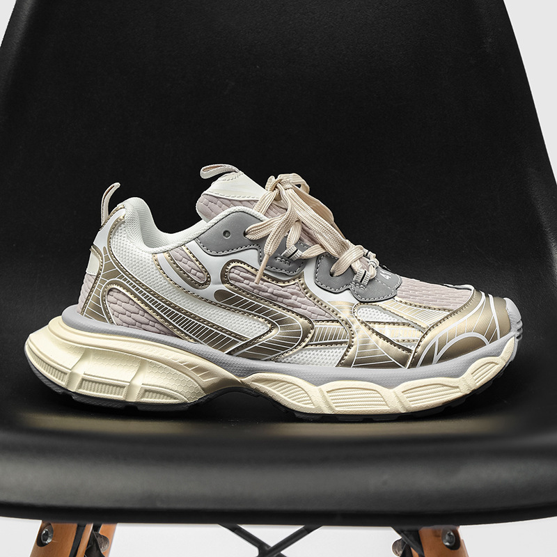 Paris Classic Family Couple Dad Shoes Trendy Casual Sports Shoes for Men and Women Thick-Soled Height-Increasing Versatile Trendy Shoes Paris Classic Family Couple Dad Shoes Trendy Casual Sports Shoes for Men and Women Thick-Soled Height-Increasing Versatile Trendy Shoes