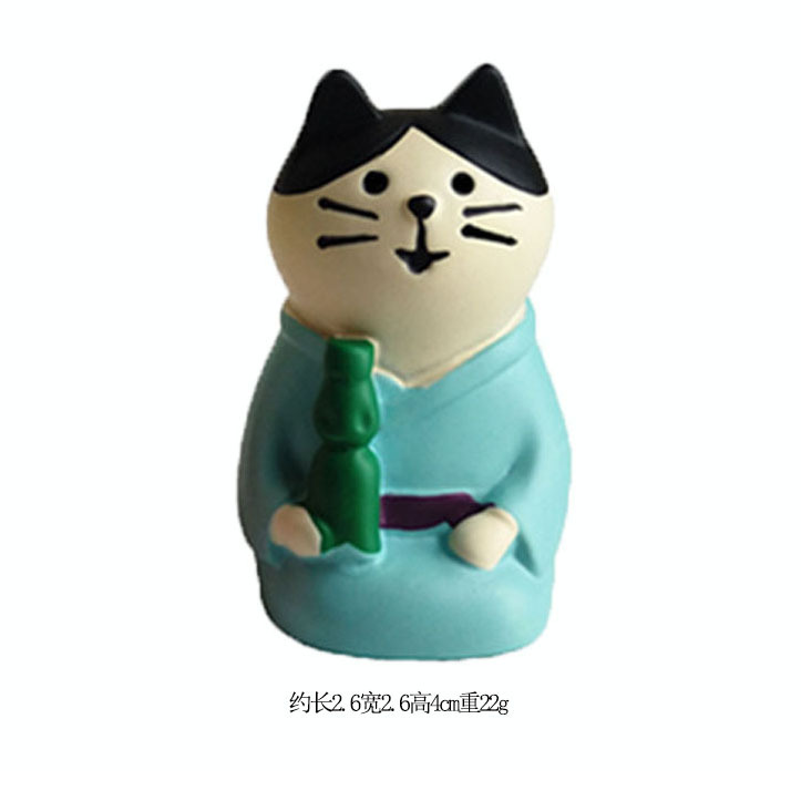 日本式猫赤ちゃんゼカ結婚バレンタインギフトケーキ車載飾りインスタ樹脂工芸品小物置物|undefined