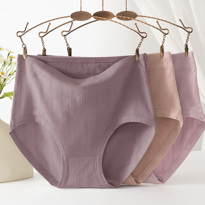 Middle-Aged and Elderly Women's Underwear, Pure Cotton Crotch, Breathable, High-Waisted, Large Size Briefs, Women's Butt-Lifting, Tummy-Tucking, Extra-Large Size Middle-Aged and Elderly Women's Underwear, Pure Cotton Crotch, Breathable, High-Waisted, Large Size Briefs, Women's Butt-Lifting, Tummy-Tucking, Extra-Large Size