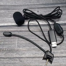 适用QC35 QC35II游戏咪杆线音频连接博士游戏麦克风线数字解码USB