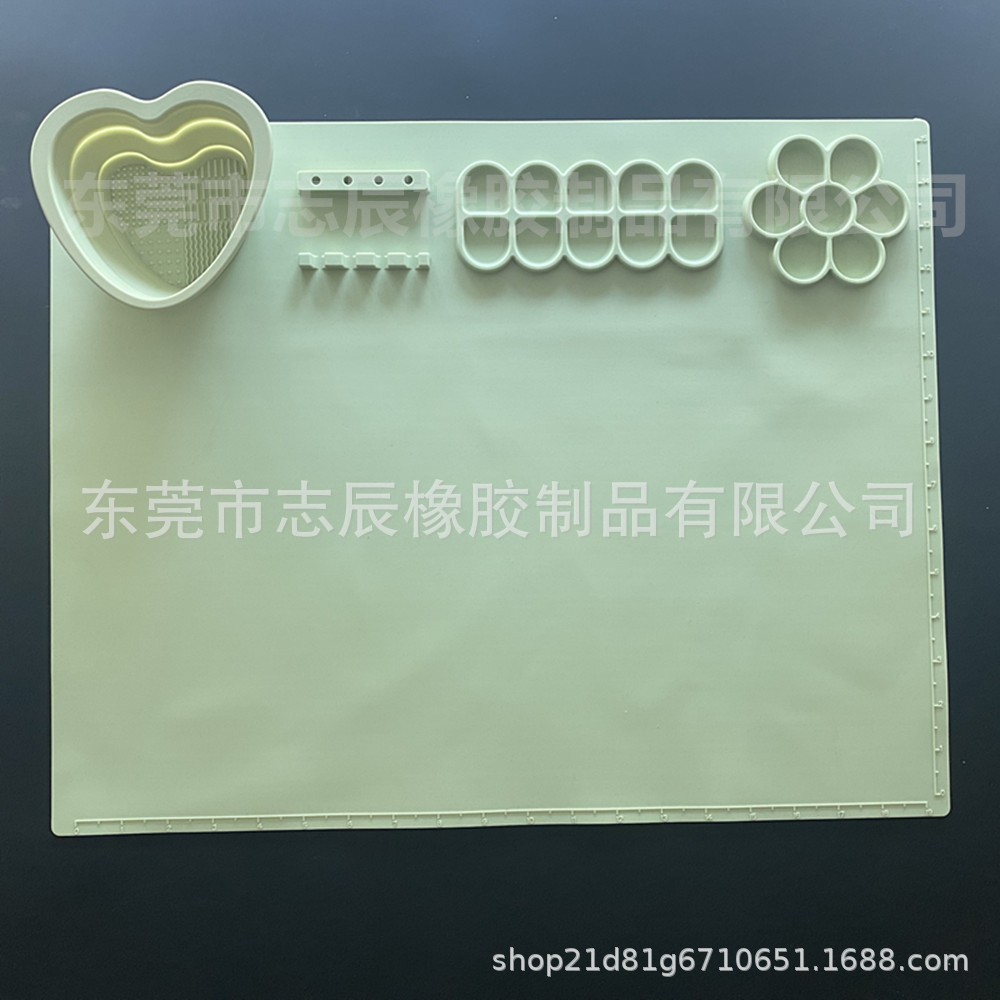 사랑 컵 그림 패드 녹색