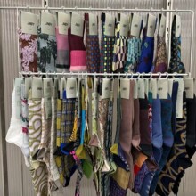 江南布衣袜子女无骨时尚复古提花轻奢四季中高筒堆堆袜