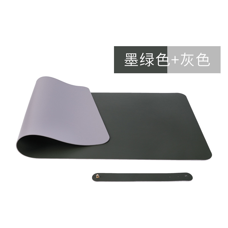 超大型皮革マウスパッドのデスクパッドのクロスボーダー卸売PU純色防水皮質パッドは柔らかくて環境に優しいです。|undefined