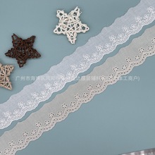 棉布花边 4cm碎花刺绣花边辅料diy蕾丝花边童装女装花边现货批发
