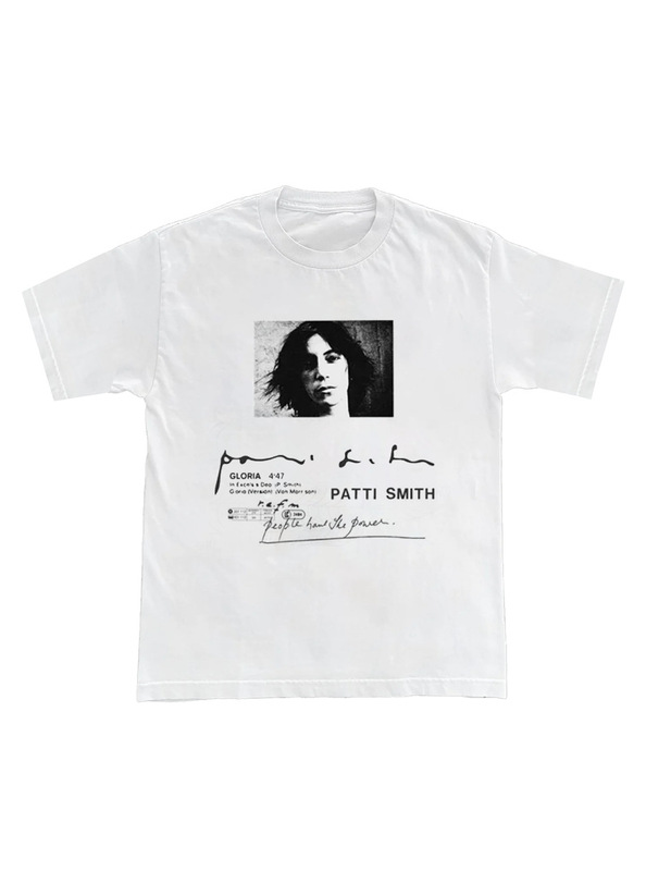 Gloria in Excelsis Deo Singer Patti Smith American Rock Punk T-Shirt Men
