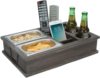 Wooden storage box, sofa, glass holder, table storage system, wooden box, 2 pieces, 3 pieces, remote control