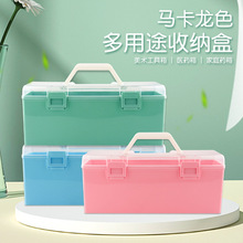 毛笔收纳盒初学者便携美术工具箱文房四宝手提国画收纳包毛笔盒