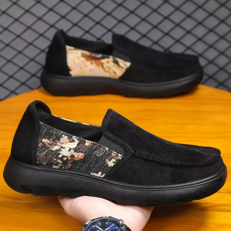 新款超轻老北京布鞋软底防滑大码单鞋透气中老年爸爸鞋休闲鞋男鞋