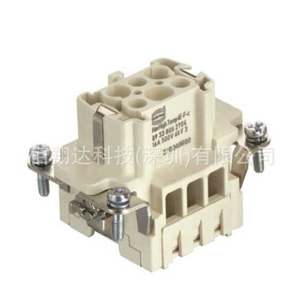 HARTING浩亭09338062704 16A6针 母头 插芯 压接针 0.5...2.5mm²