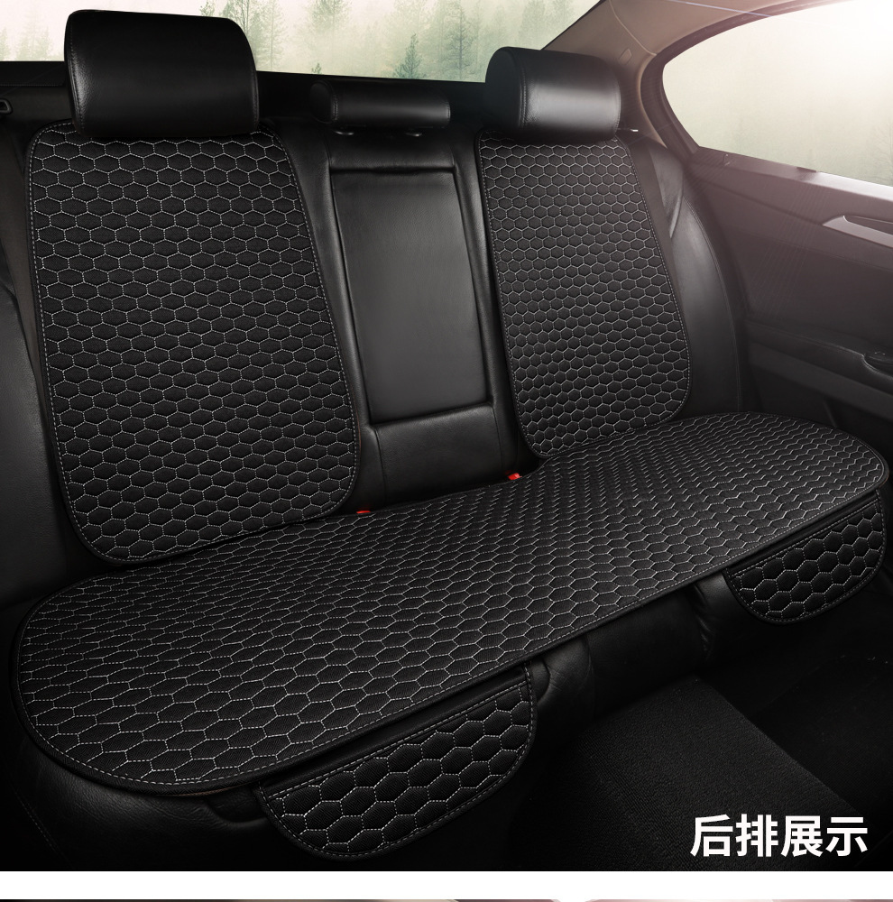 Asiento de coche universal cojín de asiento de coche cubierta de asiento de coche de cinco asientos cubierta de asiento de coche cojín trasero de la cintura del coche cojín
