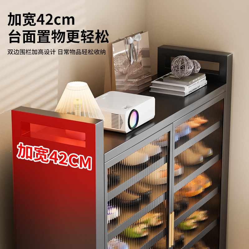 スチール製靴棚、多層式家庭用玄関簡易靴箱、床置き型2025年人気商品、防塵廊下収納ラック|undefined