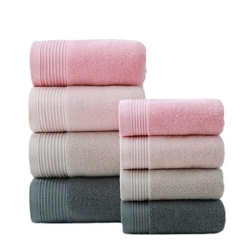 Pure cotton bath towel, long-staple cotton, soft, water-absorbent, thickened, extra-large cotton bath towel, household couple bathing, adult large bath towel