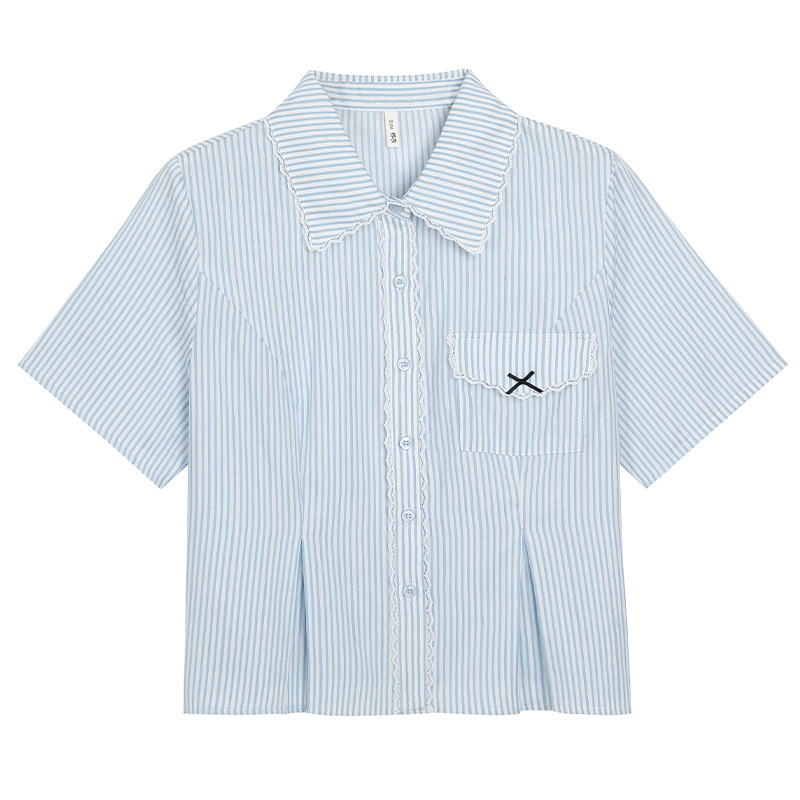  夏  XL-5XL 大きいサイズ シャツ/ブラウス