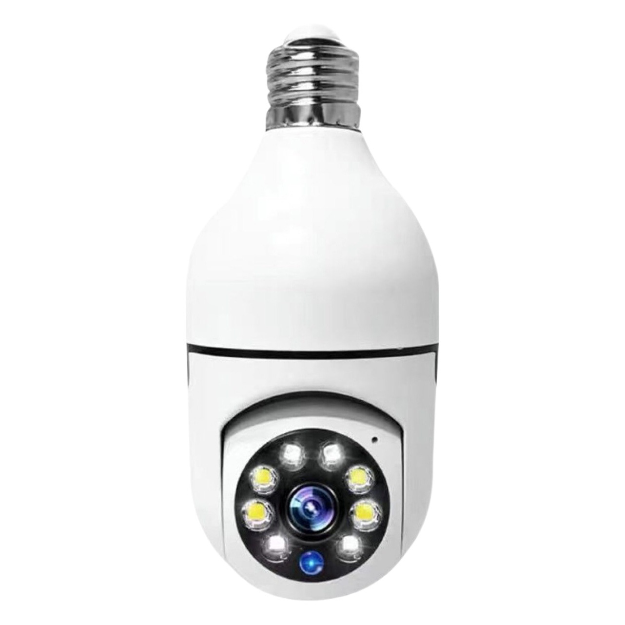 E27 bombilla cámara inalámbrica cámara de vigilancia panorámica de 360 grados inteligente WiFi monitoreo remoto hogar