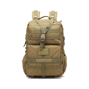 Factory wholesale outdoor camouflage backpack 45L large capacity men's and women's camping multi-function tactical backpack 3p bag