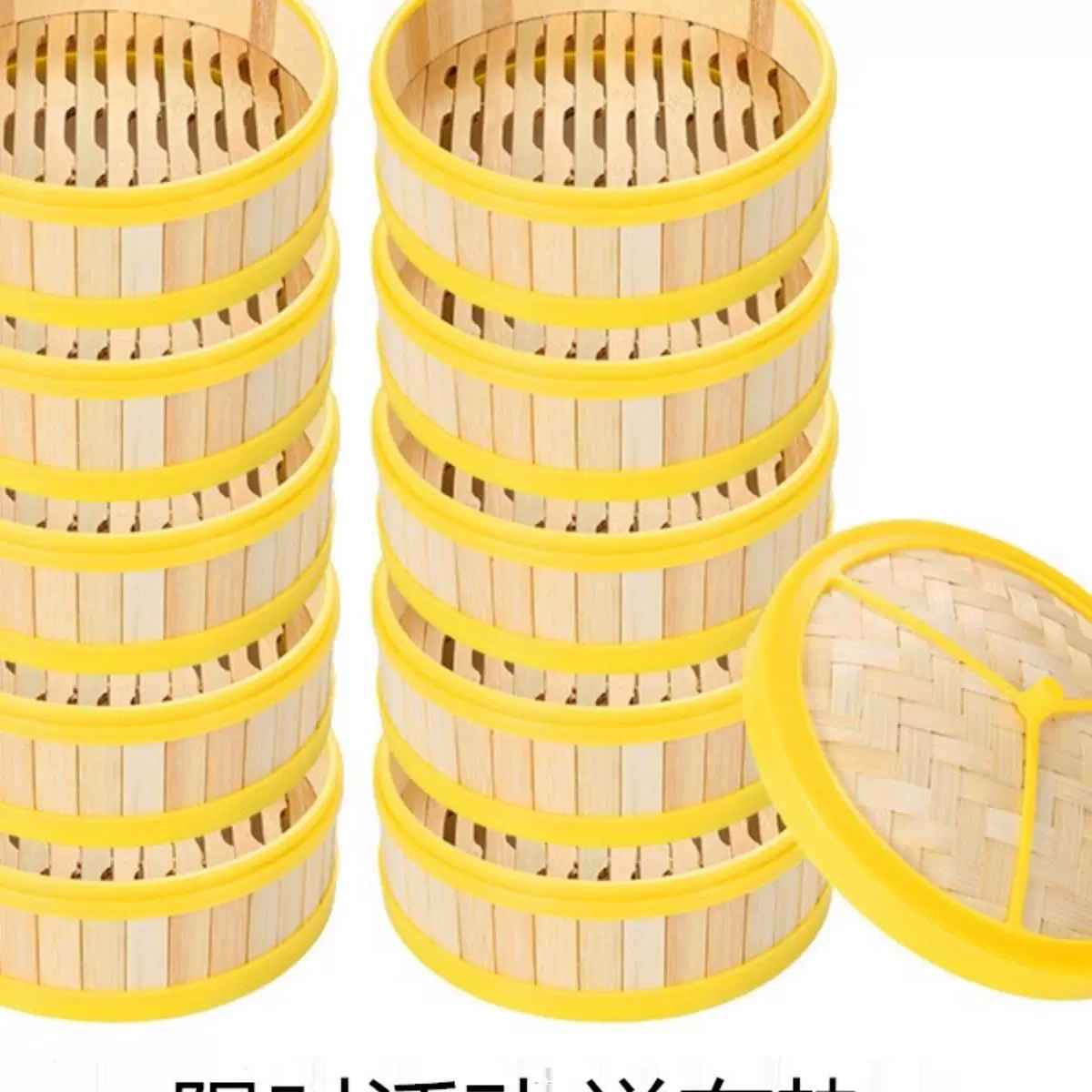 Пластмассовое углубление бамбукового парохода Коммерческий кантонский утренний чай димсам