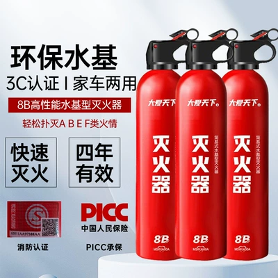 Vehicle fire extinguisher — 13B Car Fire Extinguisher - 550ml-daai-13b-3-bottles