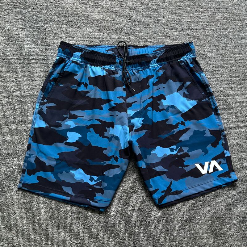 Men's Camouflage Beach Shorts Diving Pants Casual Sports Fitness Shorts Foreign Trade in stock Elastic Quick-drying Fabric