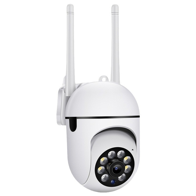 Doble antena mini-humano amarillo completo color visión nocturna 2MP inalámbrico wifi monitor interior
