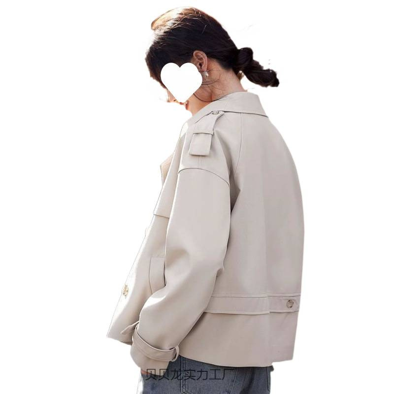 风衣女小个子2025春秋新款休闲宽松上衣气质短外套|undefined