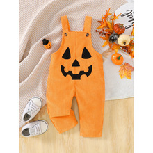 A 76041 Halloween Pumpkin Embroidered Romper ��ʥ���Ϲϴ���