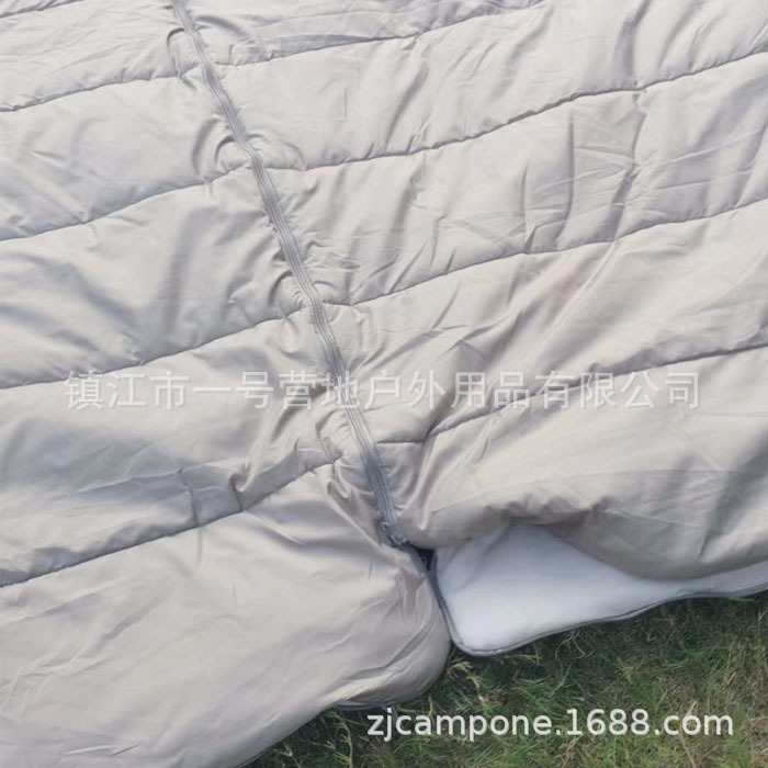 成人户外春秋款情侣款可对拼露营信封睡袋加厚加宽保暖