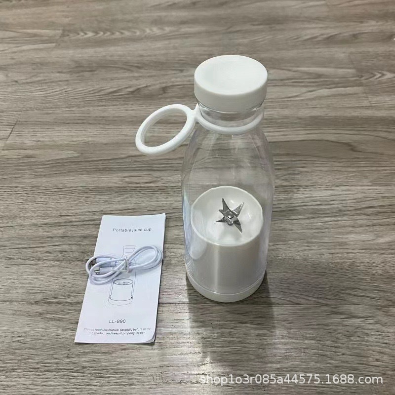 Transfronterizo USB inalámbrico carga botella de vino taza de jugo 6 hojas cuchillo extrusor portátil extrusor doméstico