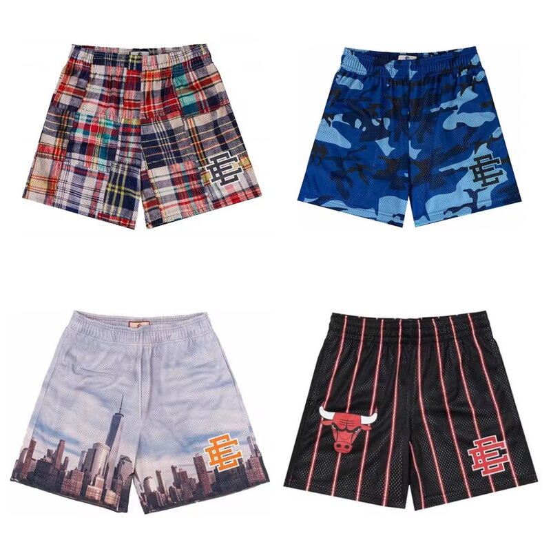 Summer Men's Sports Shorts Fitness Basketball Beach Pants Mesh Breathable Fitness Training Men's Sports Pants Printing