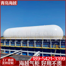 青岛海越胶囊型双膜气柜沼气存储设备 沼气储气柜 柔性双膜气柜