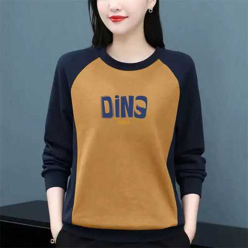 Clearance bargain end-of-season big brand mid-aged and elderly mother padded and thick long-sleeved T-shirt base blouse women's inner top