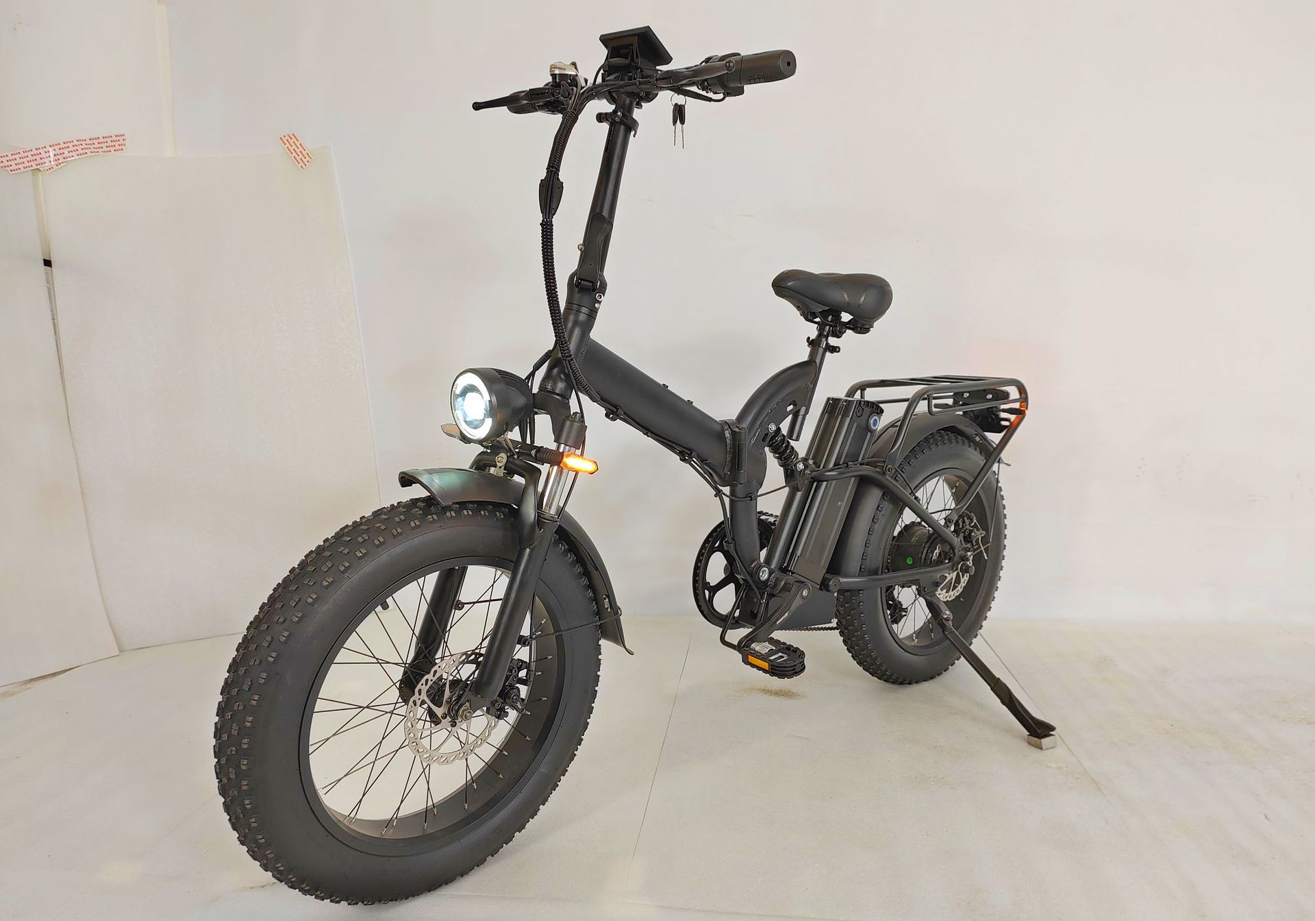 Take-out delivery electric vehicle assembly Snow Beach folding electric bicycle torque sensing power electric vehicle