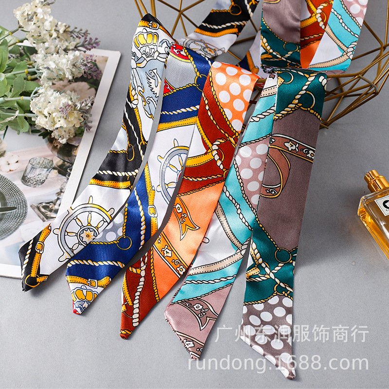 European and American fashion silk scarf...