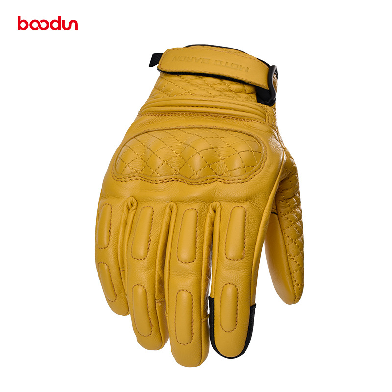 Motorcycle gloves, shock-absorbing, wear-resistant, anti fall, joint thickening, riding protection, touch screen,_voghion.com