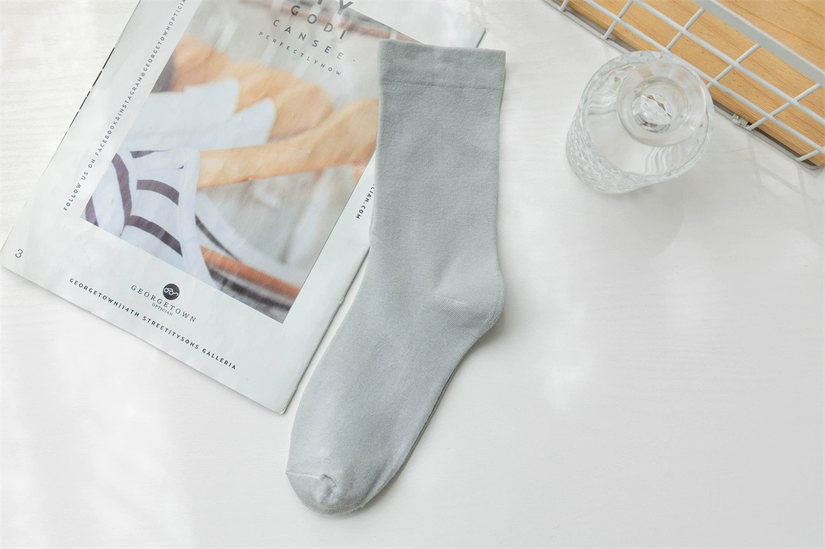 Candy color pile socks college jk socks women's solid color mid-calf socks women's ins trend manufacturer wholesale