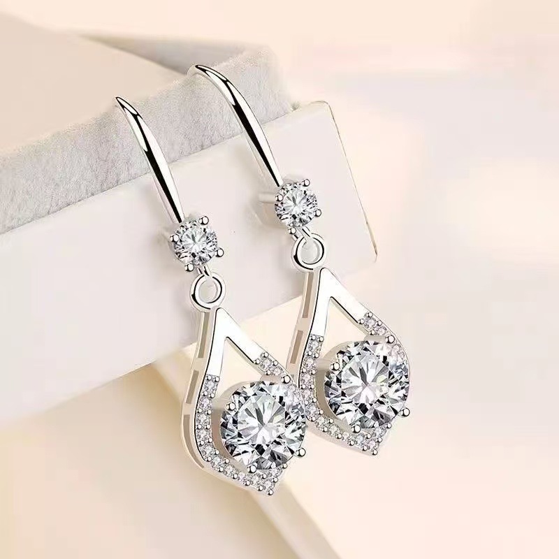 2026 New Model High-End Water Drop Shaped Earrings, Fashionable and Elegant, Exquisite and Unique, Versatile and Personalized Ear Accessories