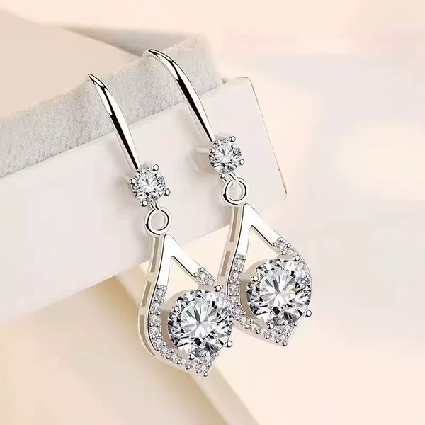2026 New Model High-End Water Drop Shaped Earrings, Fashionable and Elegant, Exquisite and Unique, Versatile and Personalized Ear Accessories