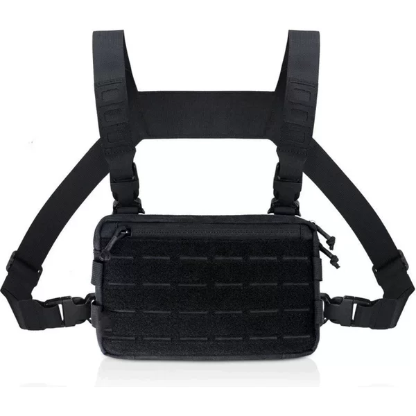 Amazon Cross-Border Tactical Chest Bag Outdoor Hunting Vest Laser-Cut Sports Cycling Vest Multifunctional Chest Bag