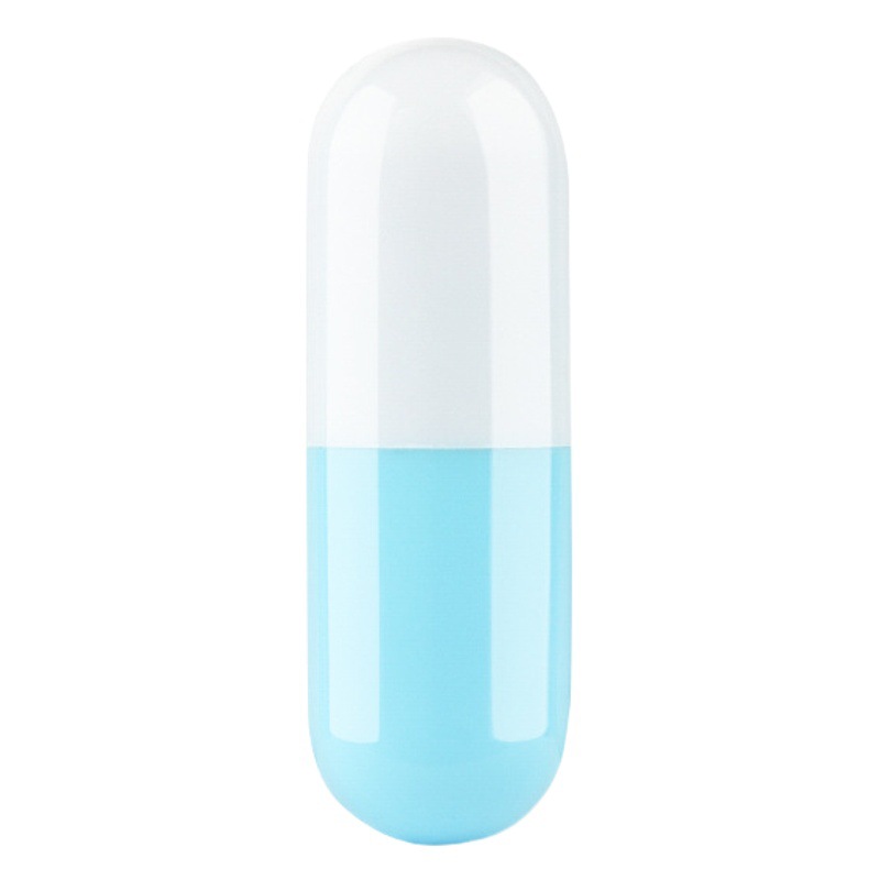 PP 1g botella de polvo liofilizado de plástico botella de polvo sólido botella de mini cápsula cosmética botella vacía material de embalaje enlatado
