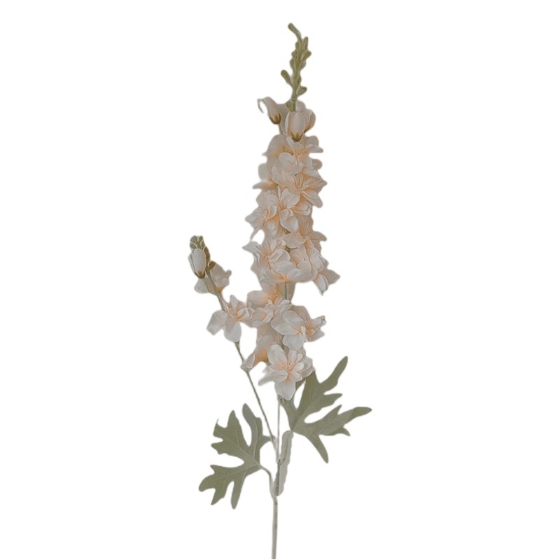 Flor Artificial 2 tenedor volando trago hierba flocado grande volando trago azul Jacinto boda camino plomo decoración de la boda flor falsa al por mayor