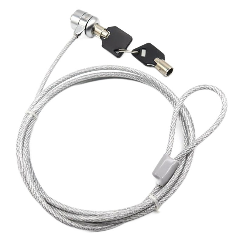 勝鑫錠工場亜鉛合金プラスチックノートはコンピュータロックの良質なワイヤーキーを持っています。