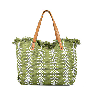 Small design capacious woven one-shoulder bag, Korean style